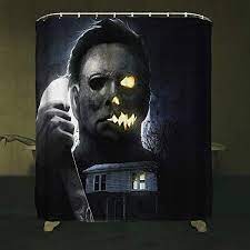 Horror Halloween Decoration Michael Myers Shower Curtain