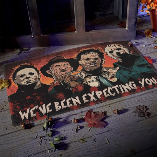 Horror Killer Characters We Have Been Expecting You Halloween Doormat