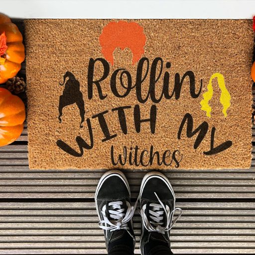 A Rollin With My Witches Sanderson Sisters Hocus Pocus Doormat