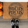 Retro Sanderson Sisters Enchanted Brooms Hocus Pocus Doormat