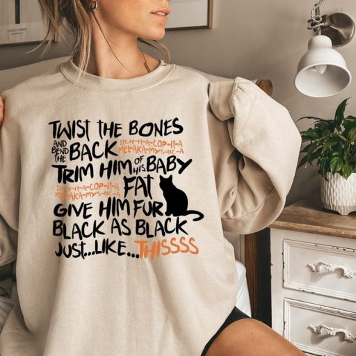 Horror Twist The Bones Quote Of Hocus Pocus Sweatshirt