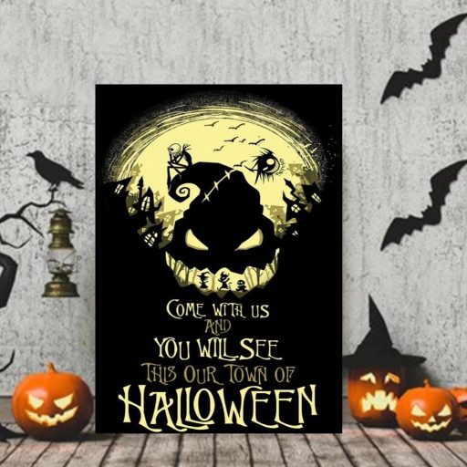 Cheap Come With Us And You Will See This Our Town Of Halloween Canvas