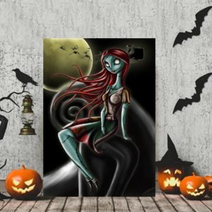 Unique Sally The Nightmare Before Christmas Halloween Canvas Art