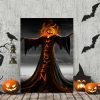 Cheap Horror Pumpkin God Of Death Halloween Canvas Art