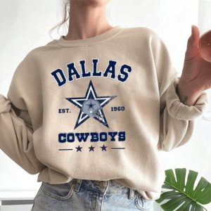 Retro Dallas Cowboys Shirt Sweatshirt Hoodie Kids Mens Womens Cowboys Game  Today Shirts Game Day Est 1960 Tshirt Nfl Shop Dallas Cowboys T Shirt  Vintage Cowboys Shirt - Laughinks