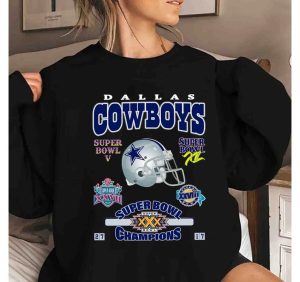 Cheap Navy Blue NFL Dallas Cowboys Football T Shirt - Wiseabe Apparels