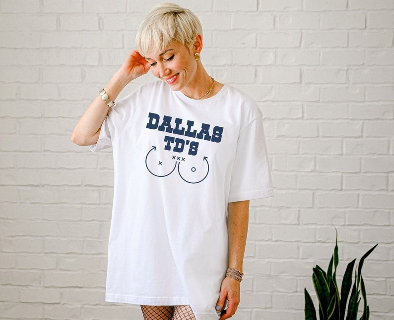 Dallas Cowboys - NFL Ladies Pink Retro Jersey Tee