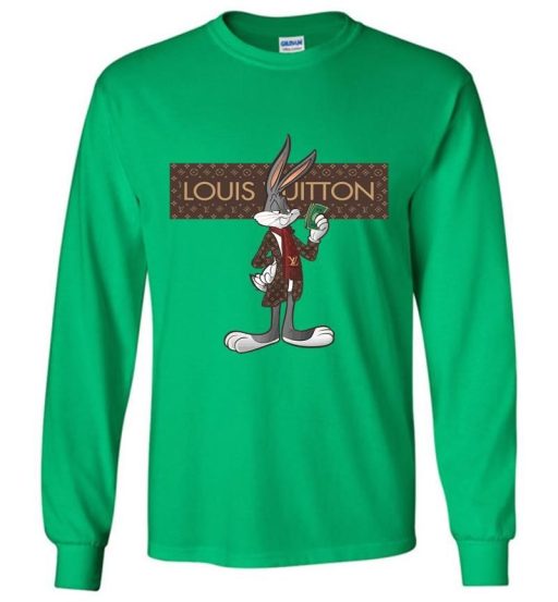 Cheap Bugs Bunny Louis Vuitton Green Shirt, Lv Shirt Men