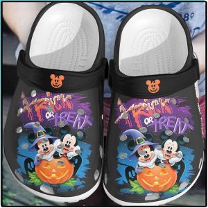 Halloween Mickey and Minnie Trick or Treat Disney Halloween Crocs