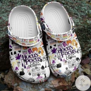 Cute Hocus Pocus Sanderson Sisters Pattern Halloween Crocs