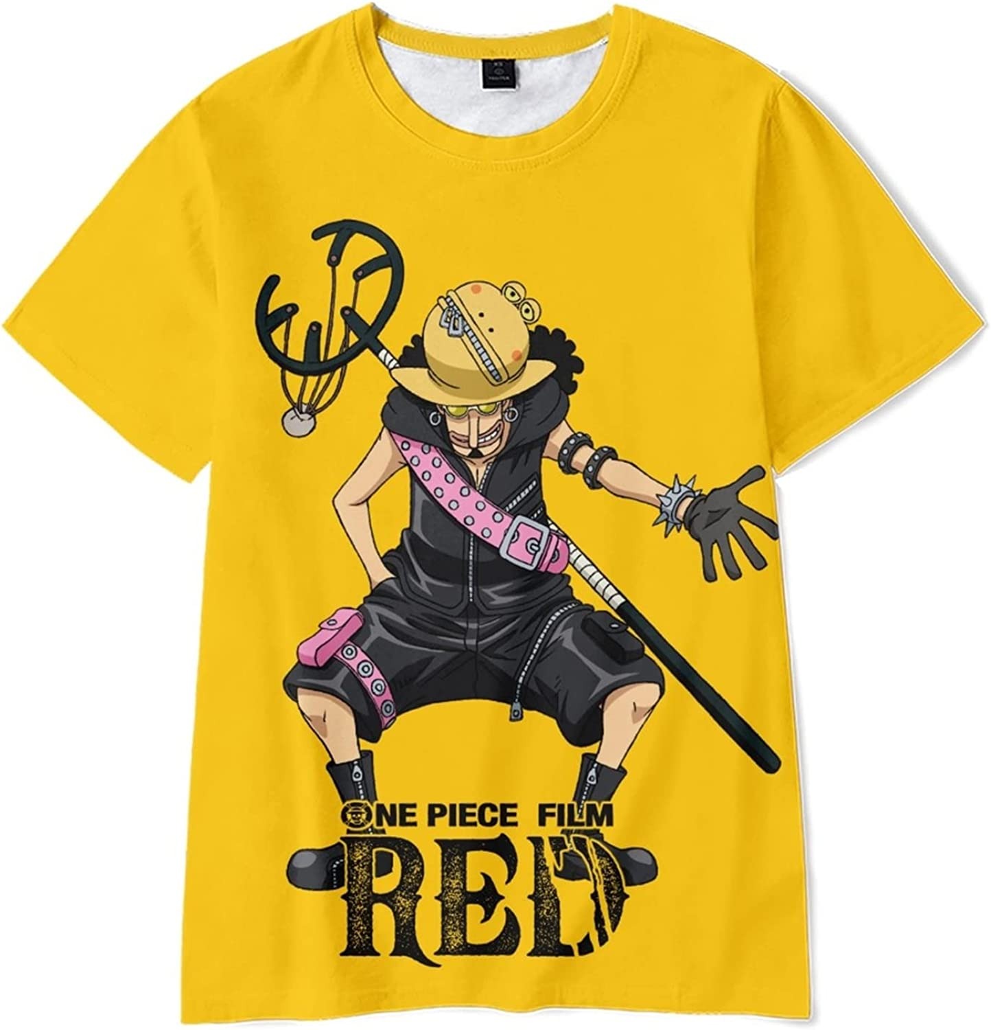 One Piece King of The Pirates Crew T-Shirt MD Yellow