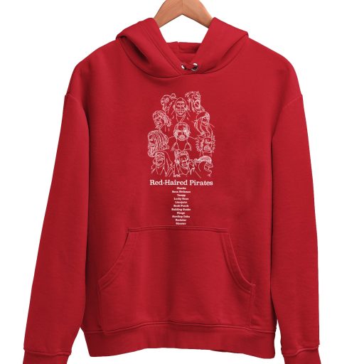 Red Haired Pirates Members One Piece Film Red 2022 Hoodie