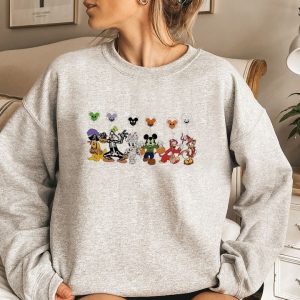 Mickey Film Characters Disney Halloween Sweatshirt