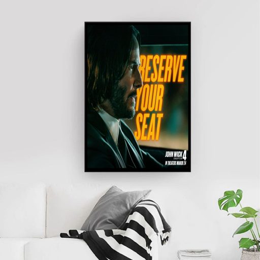 Serve Your Seat John Wick 4 Poster