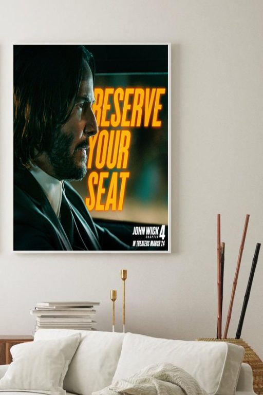 Serve Your Seat John Wick 4 Poster