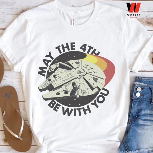 Vintage Disney Mickey Mouse And Friend Star Wars May The 4th Be With You T Shirt