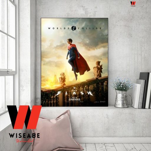 Cheap DC 2023 Supergirl The Flash Movie Poster Wall Art