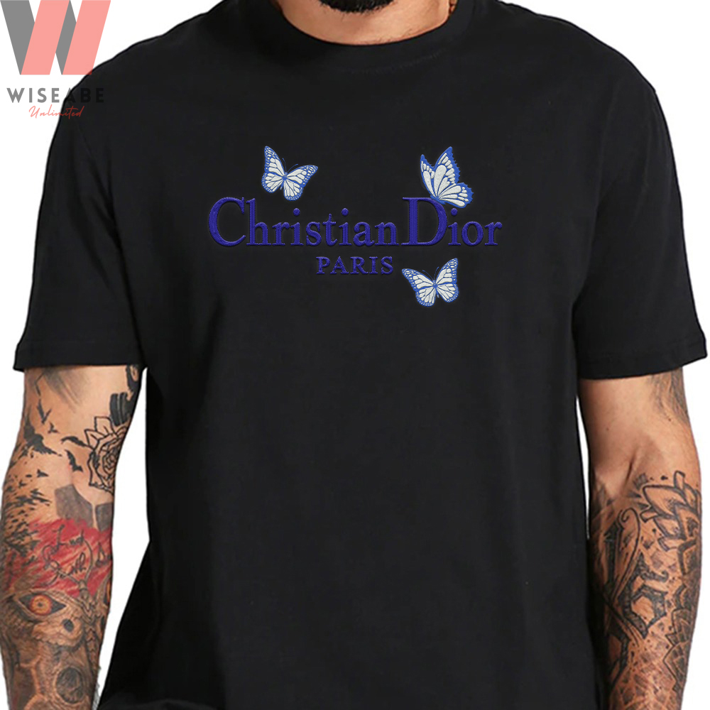 Christian DiorバタフライTシャツ-