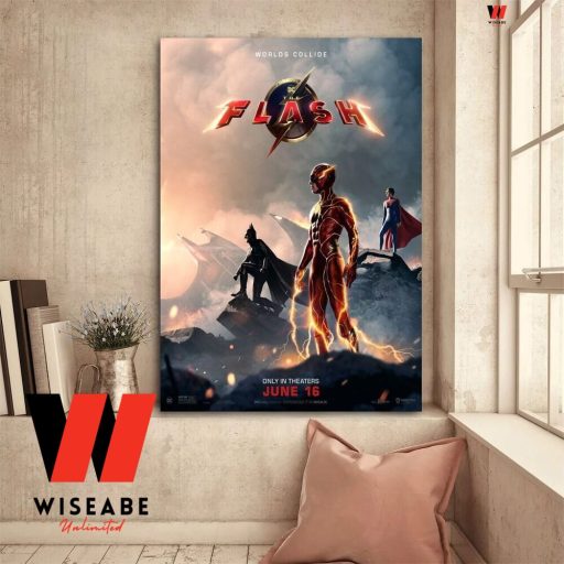 Cheap DC The Flash Movie 2023 Poster Wall Art