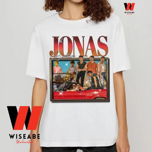 Retro Pop Rock Band Jonas Brothers Shirt