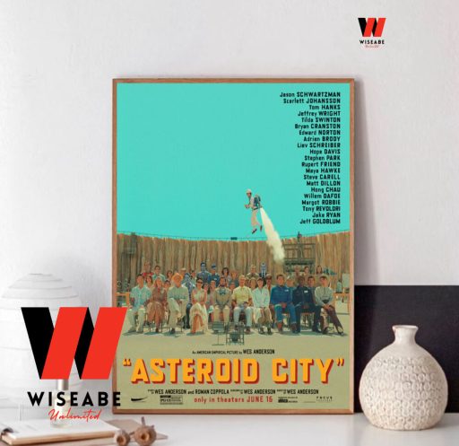 Hot Wes Anderson Asteroid City Poster 2023 Wall Art Decor