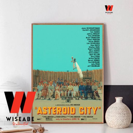 Hot Wes Anderson Asteroid City Poster 2023 Wall Art Decor