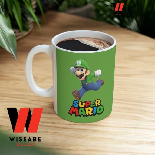 Cheap Luigi Super Mario Coffee Mug, Nintendo Coffee Mug