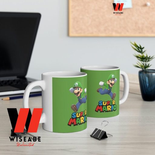 Cheap Luigi Super Mario Coffee Mug, Nintendo Coffee Mug