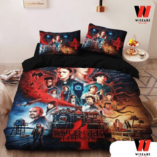 Cheap Stranger Things 4 Bedding Set, Stranger Things Comforter Sets