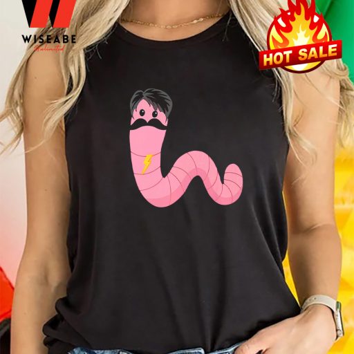 Funny Pink Worm With A Mustache Tom Sandoval T Shirt, Tom Sandoval T Shirt Comment