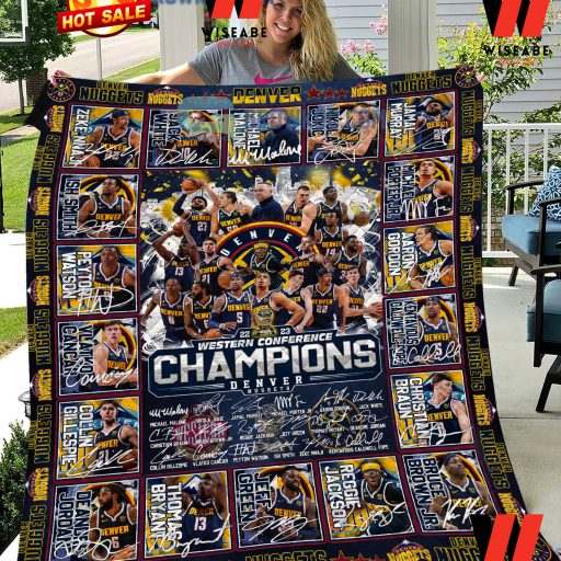 Cheap NBA 2023 Denver Nuggets Championship Blanket