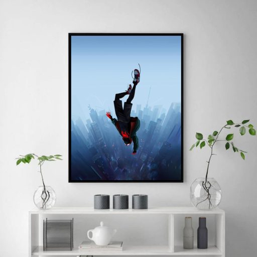 Hot Sony Pictures Movie 2018 Miles Morales Spider Man Into The Spider Verse Poster