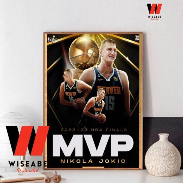 Hot Nikola Jokic MVP Denver Nuggets NBA Champions  Poster, Nikola Jokic Poster