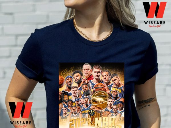 Hot NBA Finals 2023 Denver Nuggets Champions T Shirt, Denver Nuggets Championship Shirt