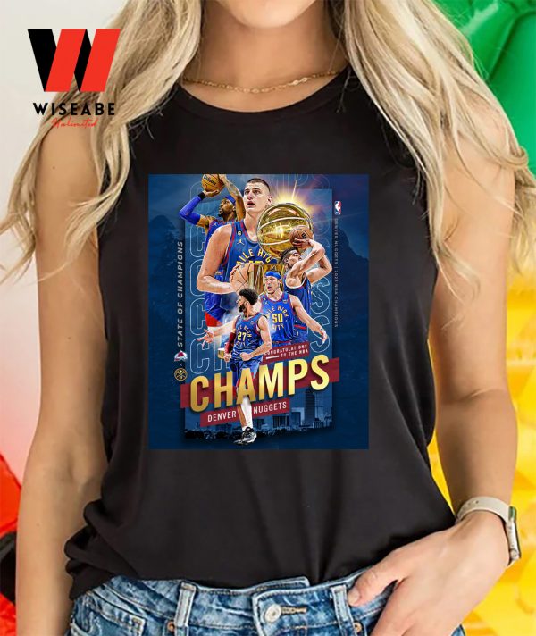 Hot NBA Finals 2023 Denver Nuggets Championship T Shirt