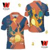 Cheap Orange Collar Charizard Pokemon Polo Shirt, Xmas Gifts For Dad