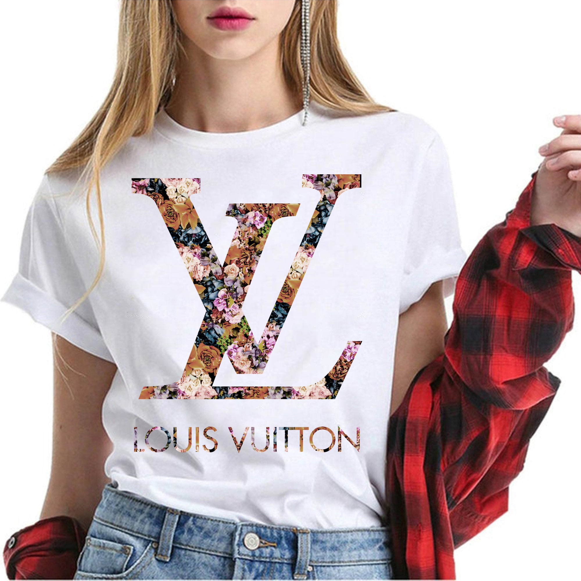 Cheap Pink Flower Louis Vuitton Logo T Shirt, Lv Shirt Women's, Unique  Mothers Day Gifts - Wiseabe Apparels
