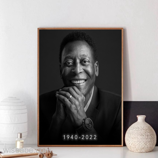 Rest In Peace Pele Legend Never Die Poster