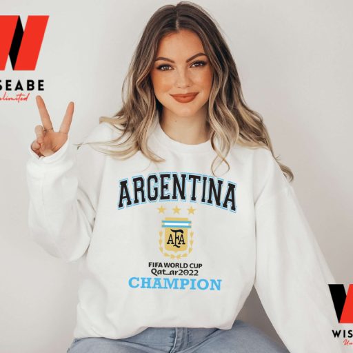 Vintage Argentina World Cup Champions 2022 Quatar Sweatshirt