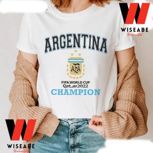 Vintage Argentina World Cup Champions 2022 T Shirt