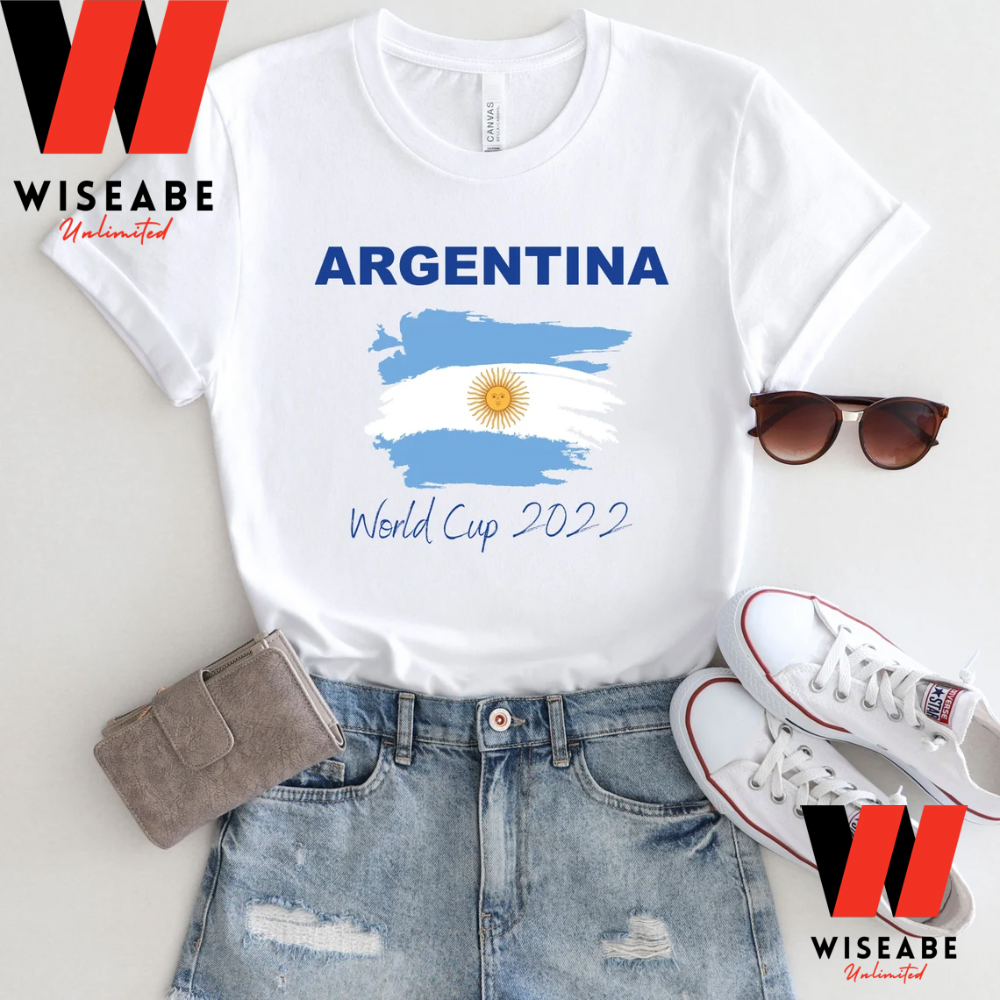 Cheap Argentina World Cup Champions 2022 T Shirt