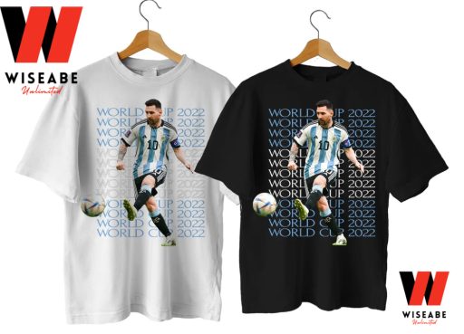 Hot Argentina Lionel Messi World Cup Champions 2022 T Shirt