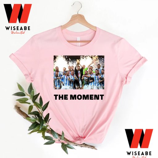 Cheap Argentina World Cup Champions 2022 The Moment T Shirt