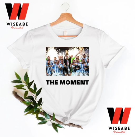 Cheap Argentina World Cup Champions 2022 The Moment T Shirt