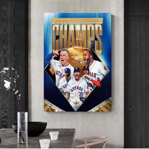 Houston Astros Poster 2017 World Series Championship Poster