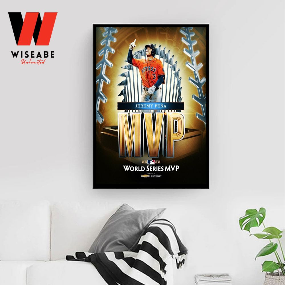 2022 World Series MVP Is Jeremy Pena Houston Astros Home Decor Poster  Canvas - REVER LAVIE