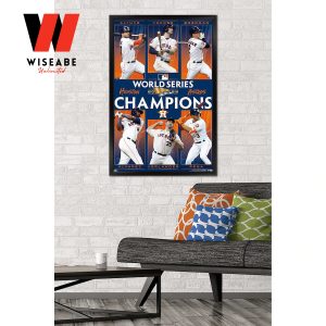 Hot MLB Baseball Players Of Houston Astros World Series Champions 2022 Poster