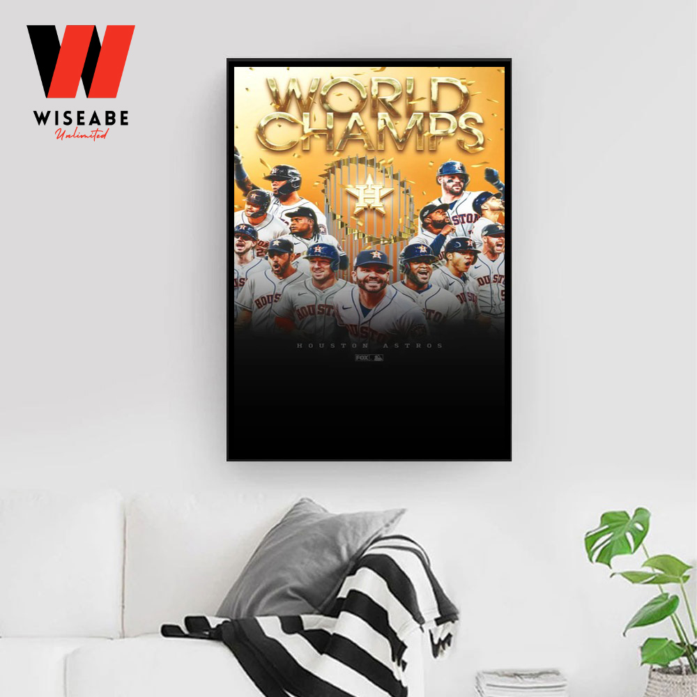 Houston Astros All MLB Players 2022 Home Decor Poster Canvas