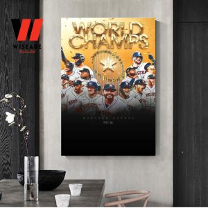 Houston Astros Poster 2017 World Series Championship Poster