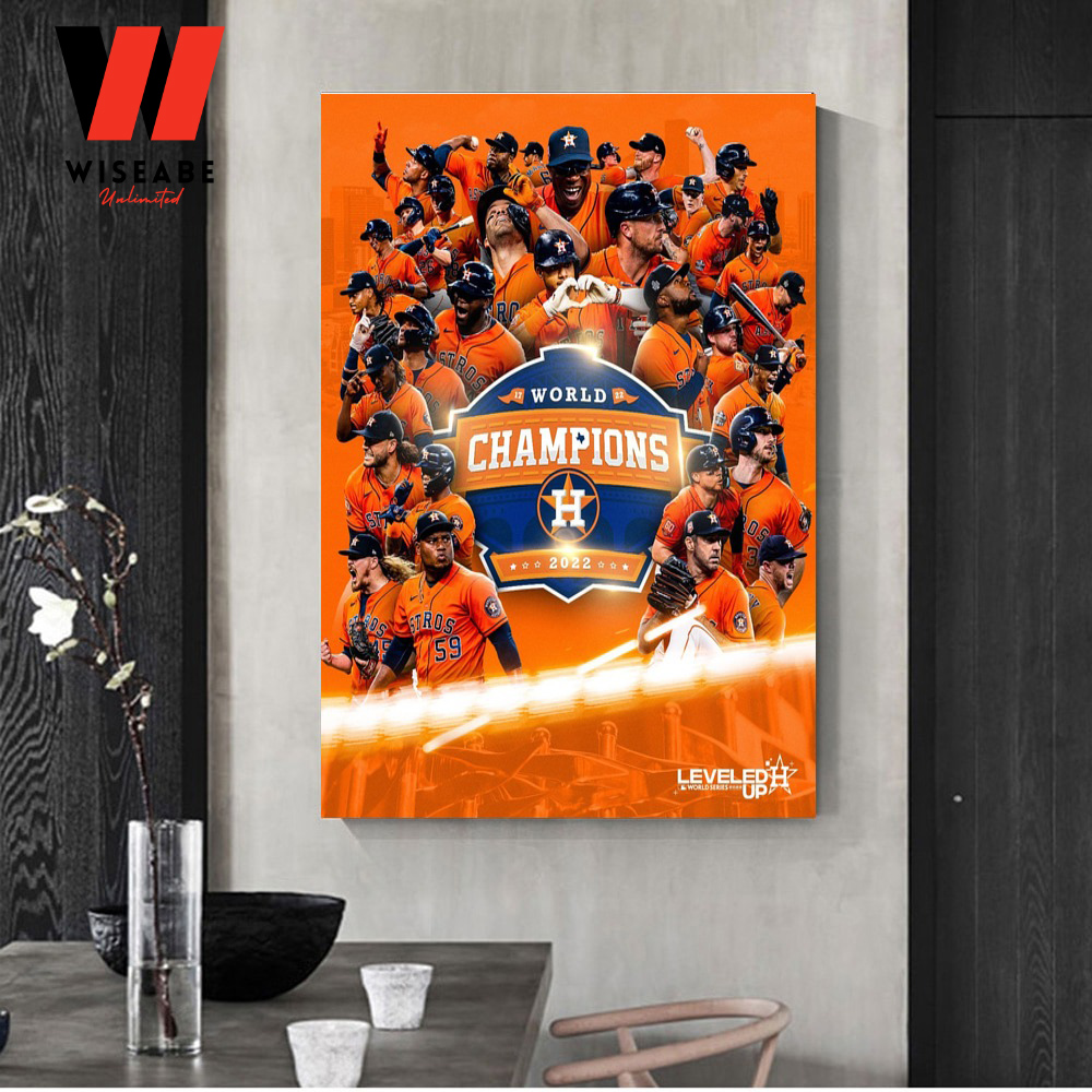  Houston Astros 2022 world series poster (11x17